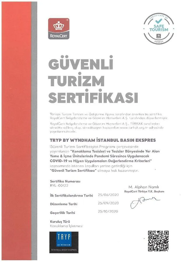 Tryp By Wyndham Istanbul Basin Ekspres Hotel